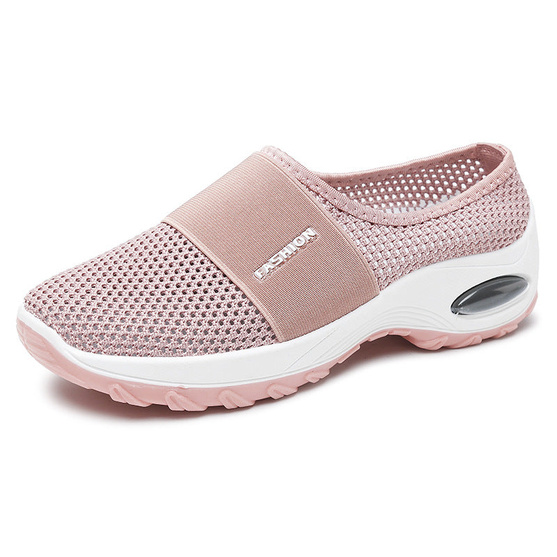 Breathable Mesh Half Support Women's Shoes Foreign Trade Fashion Casual Shoes