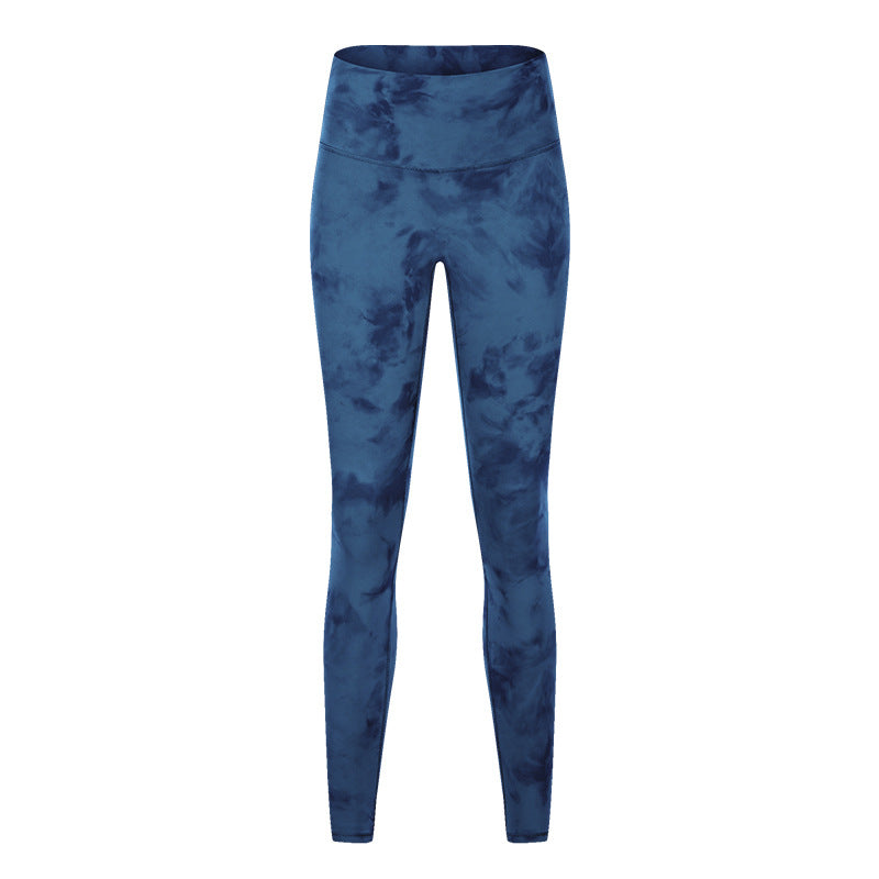 Seamless Yoga Pants Hip-Lifting High-Waist Running Sports Fitness Cropped Pants