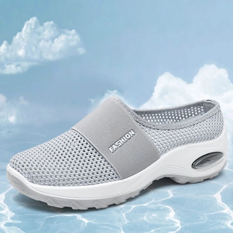 Breathable Mesh Half Support Women's Shoes Foreign Trade Fashion Casual Shoes