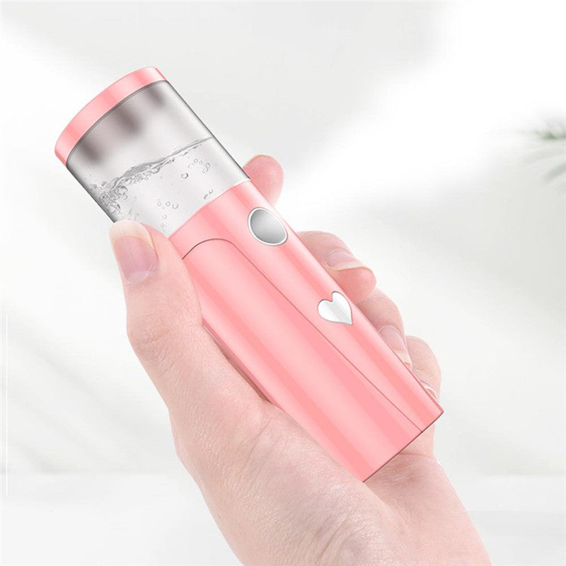 Portable And Portable Small Rechargeable Face Steaming And Moisturizing Instrument