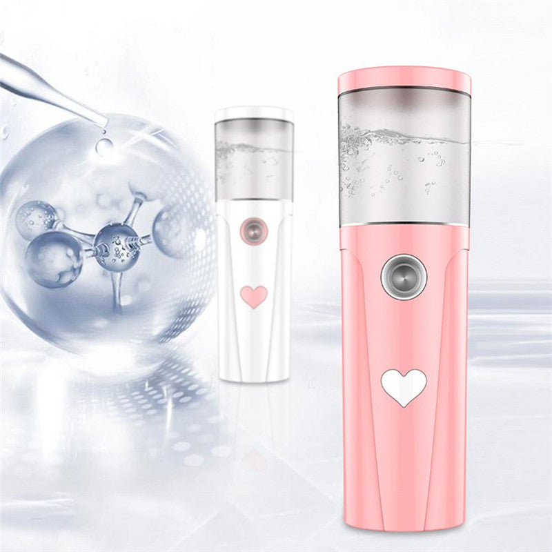 Portable And Portable Small Rechargeable Face Steaming And Moisturizing Instrument