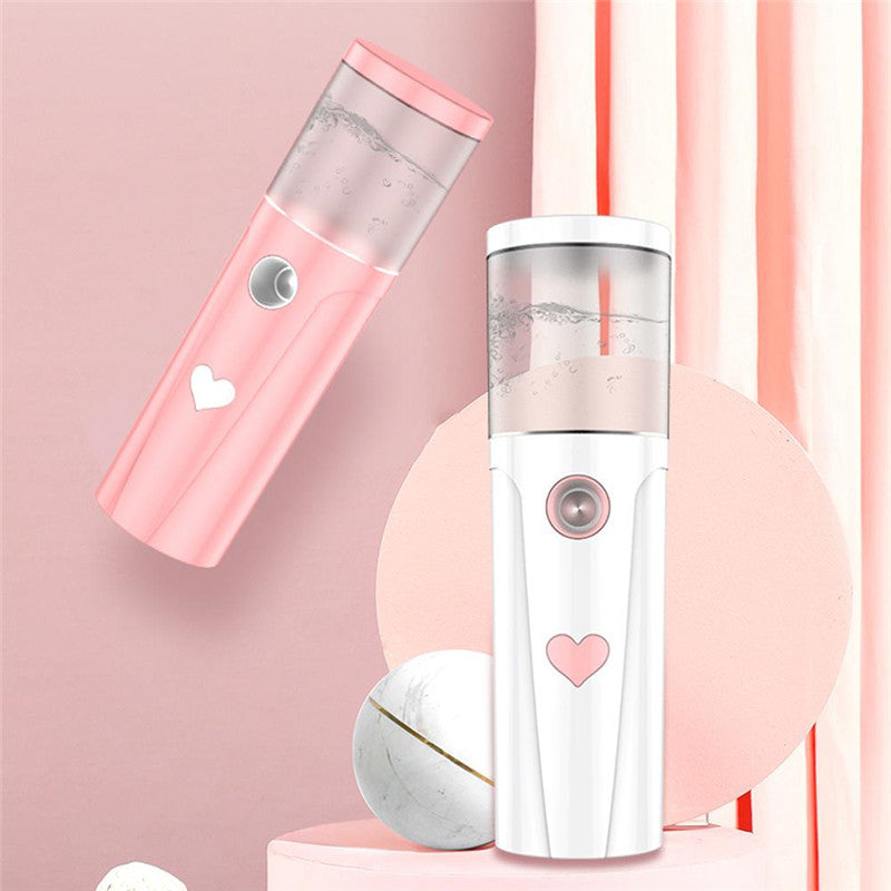 Portable And Portable Small Rechargeable Face Steaming And Moisturizing Instrument