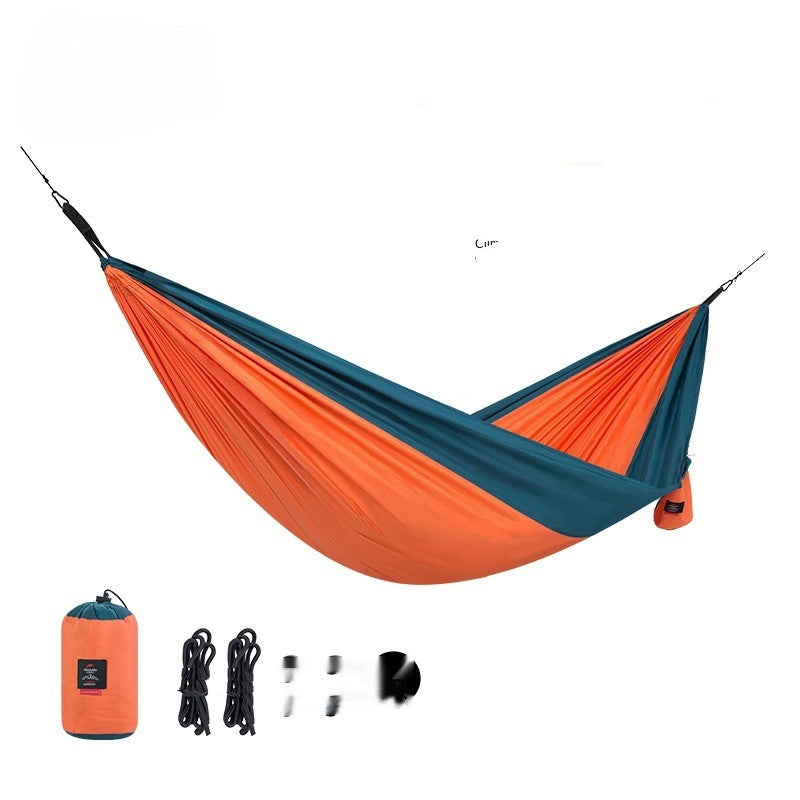 Hængekøje Udendørs Dobbeltsving Anti-Vælte Bærbar Camping Glider