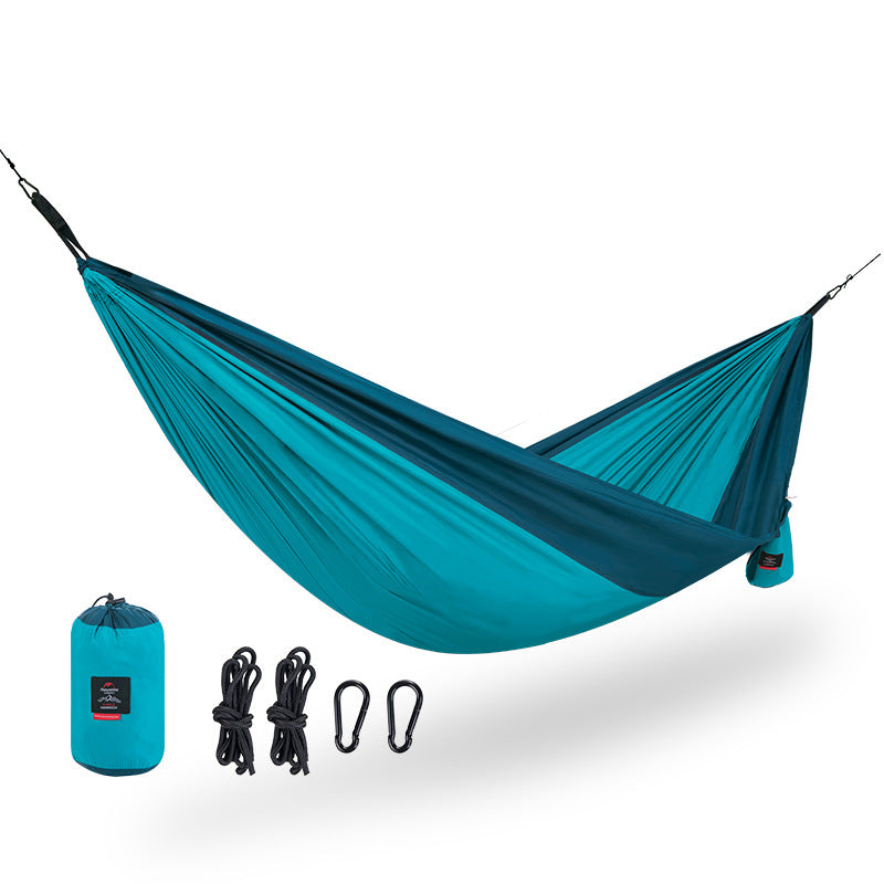 Hængekøje Udendørs Dobbeltsving Anti-Vælte Bærbar Camping Glider