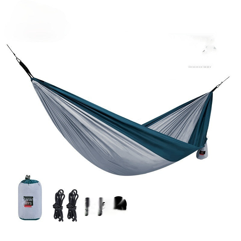 Hængekøje Udendørs Dobbeltsving Anti-Vælte Bærbar Camping Glider