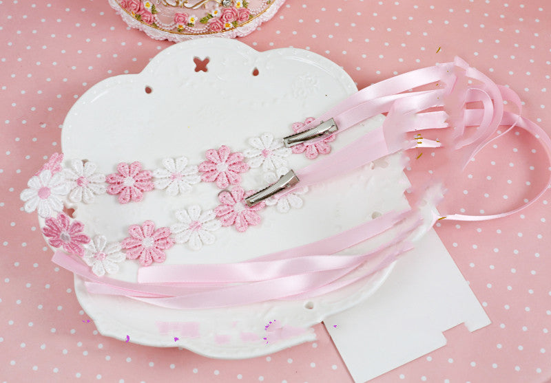 Braided Hair Band Korean Headdress Ribbon Jewelry Set Hair