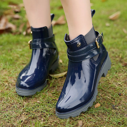 Ladies Short Shiny Women's Boots