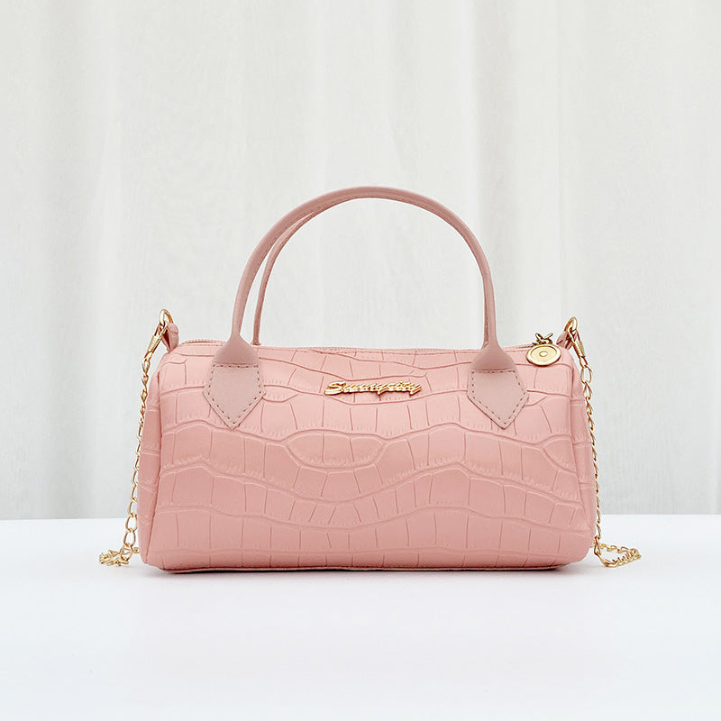 Standard Stone Pattern Chain Portable Pillow Bag Leisure Mobile Phone Bag