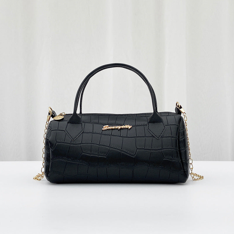 Standard Stone Pattern Chain Portable Pillow Bag Leisure Mobile Phone Bag