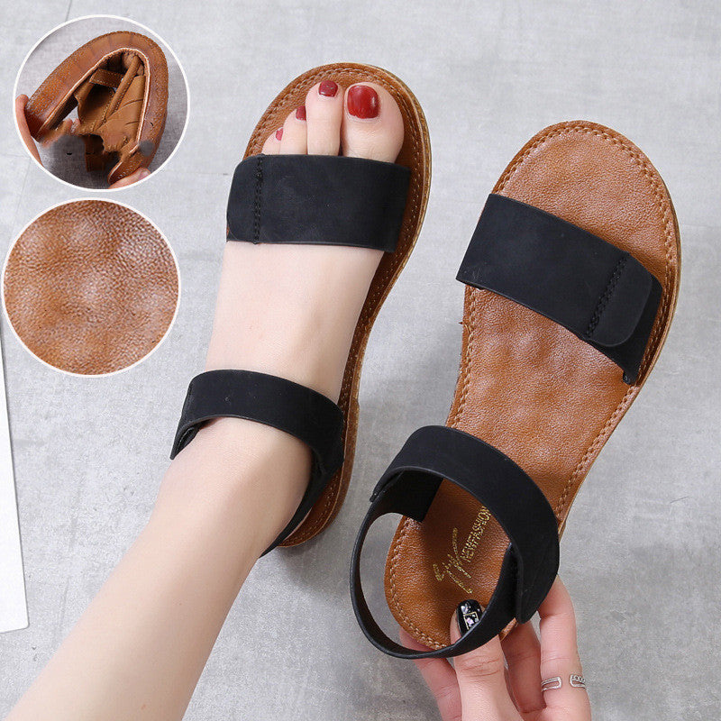 Tendon Sole Sandals Flat Shoes