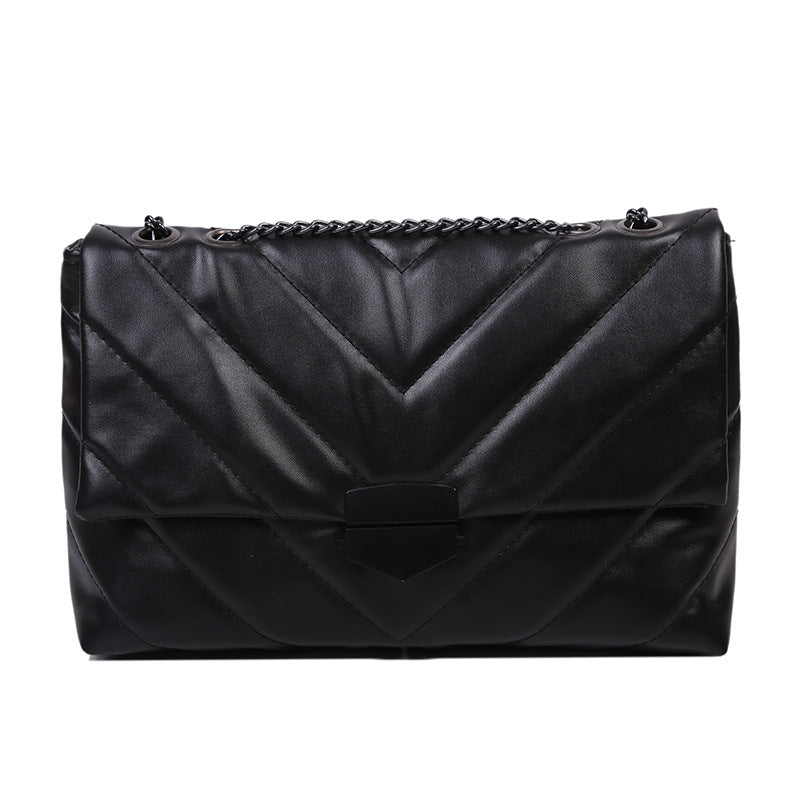 Korean Style Shoulder Messenger Bag Fashion Rhombus Chain Bag
