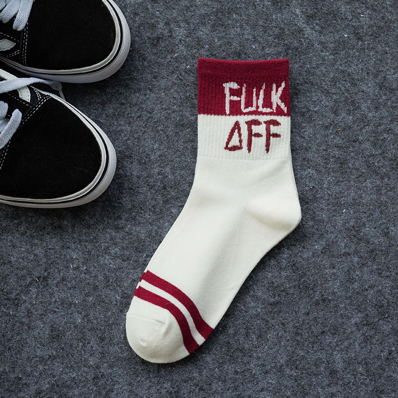 Sports cartoon cotton socks
