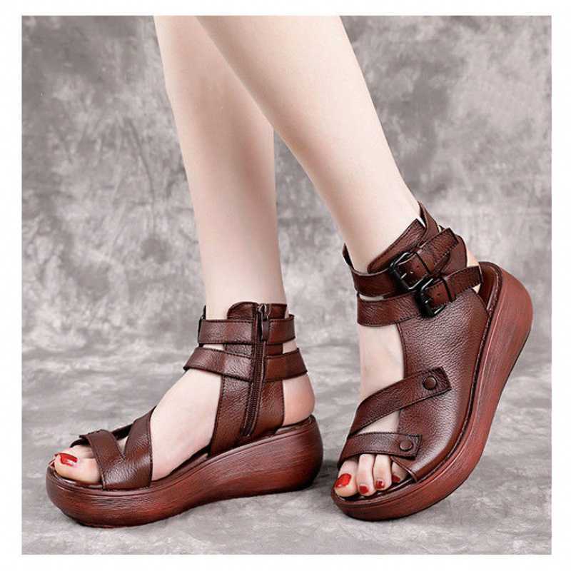 Roman Shoes Soft Sole Casual Platform Shoes