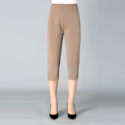 Shorts High Waist Thin Stretch Thin Section