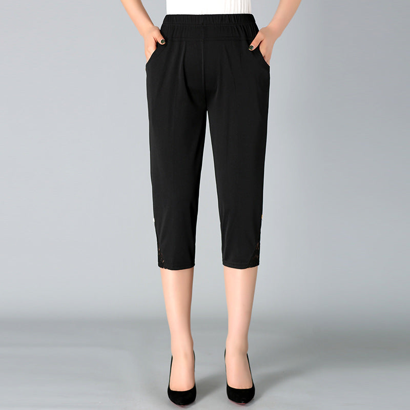 Shorts High Waist Thin Stretch Thin Section