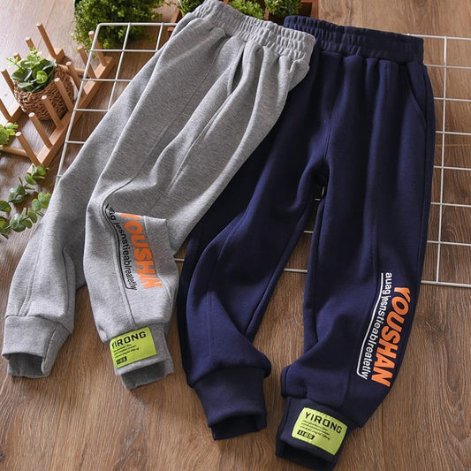 Printed Bouquet Feet Children's Cotton Sweatpants