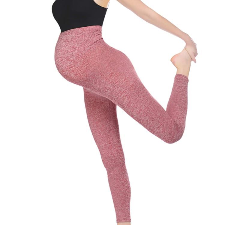 Tætsiddende yogabukser til gravide kvinder
