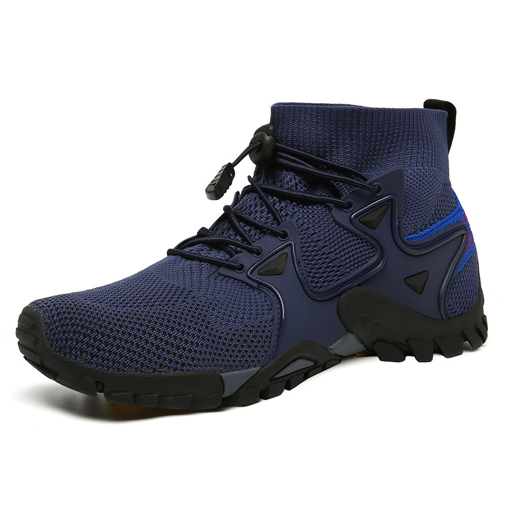 Breathable High-top Outdoor Hiking Shoes Men's Sports Mountain Climbing Amphibious