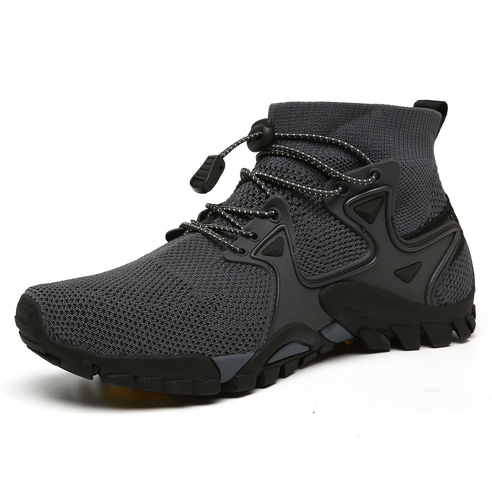 Breathable High-top Outdoor Hiking Shoes Men's Sports Mountain Climbing Amphibious