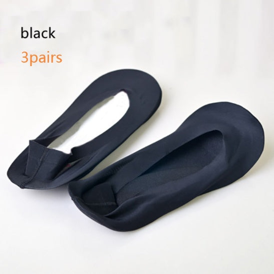 Ladies Shallow Mouth Invisible Non-slip Massage Boat Socks