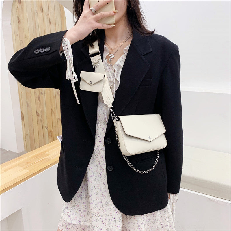 Spring All-match New Fashion Diagonal Bag Chain Underarm Shoulder Bag