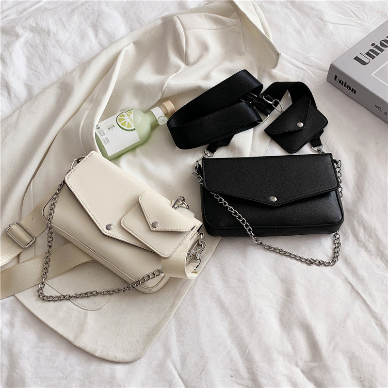 Spring All-match New Fashion Diagonal Bag Chain Underarm Shoulder Bag
