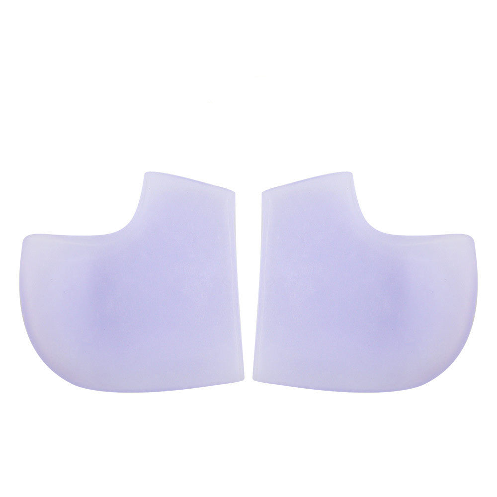 Transparent Silicone Foot Socks, Moisturizing Gel, Protects Heels, Crackle Effect