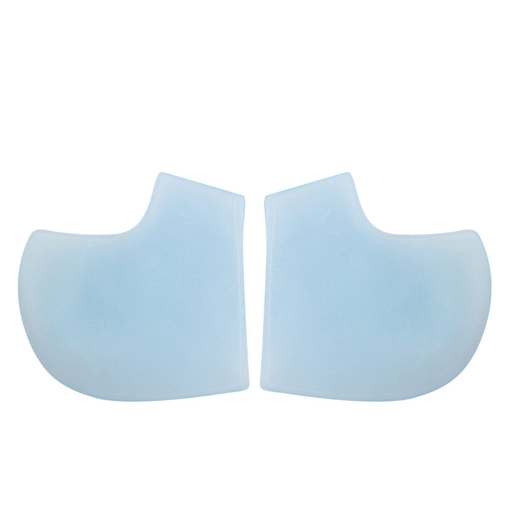 Transparent Silicone Foot Socks, Moisturizing Gel, Protects Heels, Crackle Effect