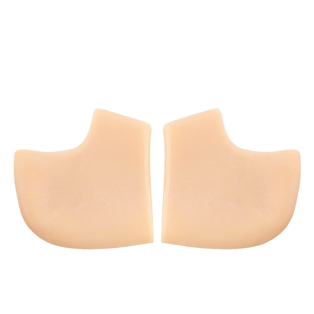 Transparent Silicone Foot Socks, Moisturizing Gel, Protects Heels, Crackle Effect