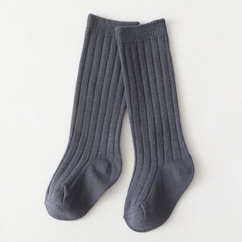 Spanish Children's Socks Pit Stockings Plain Medium Stockings
