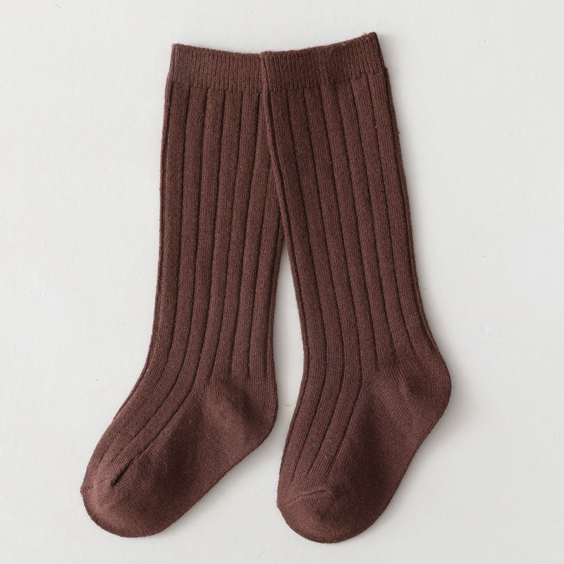 Spanish Children's Socks Pit Stockings Plain Medium Stockings