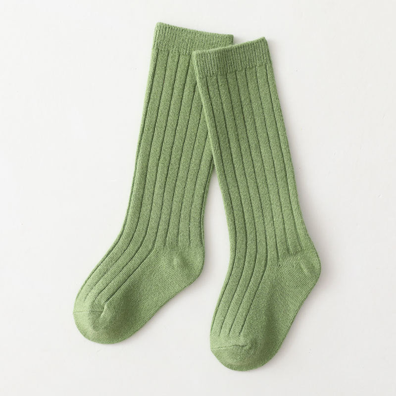 Spanish Children's Socks Pit Stockings Plain Medium Stockings