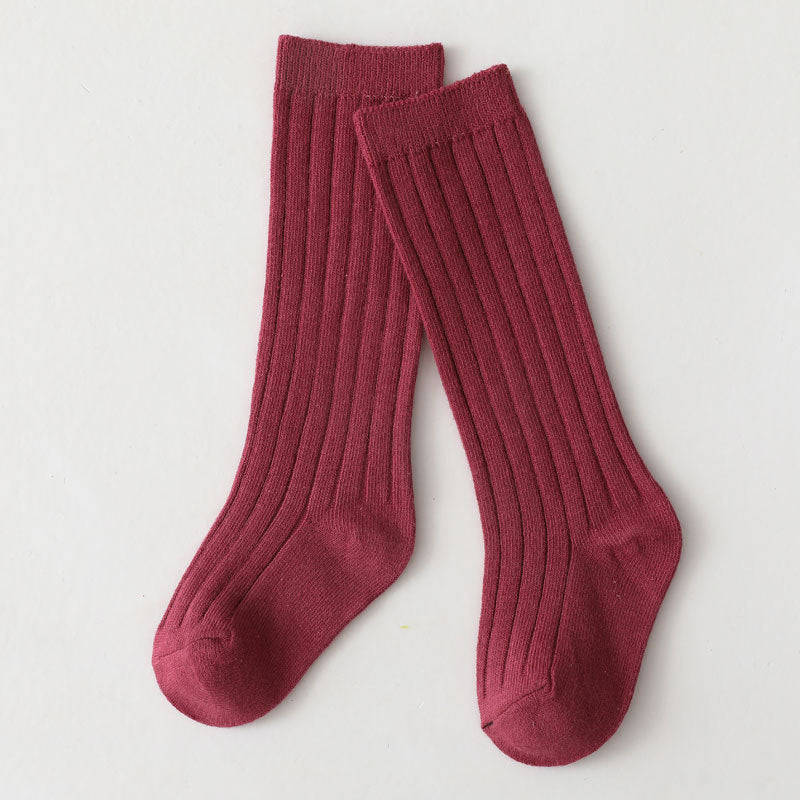 Spanish Children's Socks Pit Stockings Plain Medium Stockings