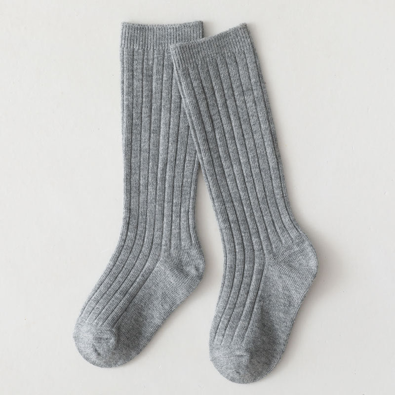 Spanish Children's Socks Pit Stockings Plain Medium Stockings