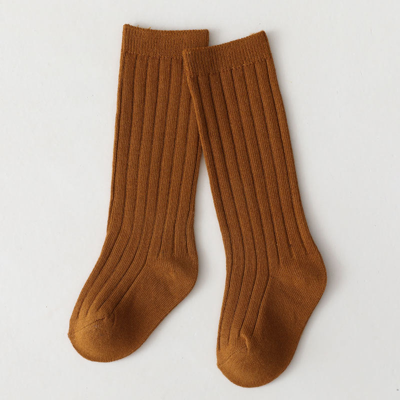 Spanish Children's Socks Pit Stockings Plain Medium Stockings