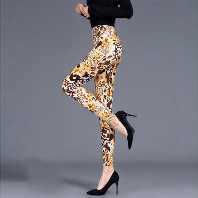Small Feet Stretch Women's Nine-point Pants Stretch Tights