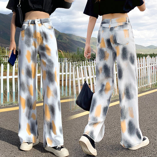 Loose And Thin Straight-leg Mopping Trousers
