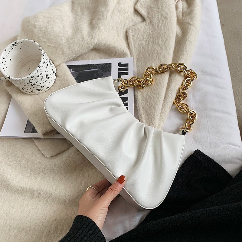 New Trendy Korean Style Chain Shoulder Armpit Bag