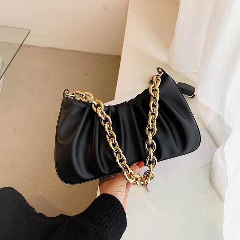 New Trendy Korean Style Chain Shoulder Armpit Bag