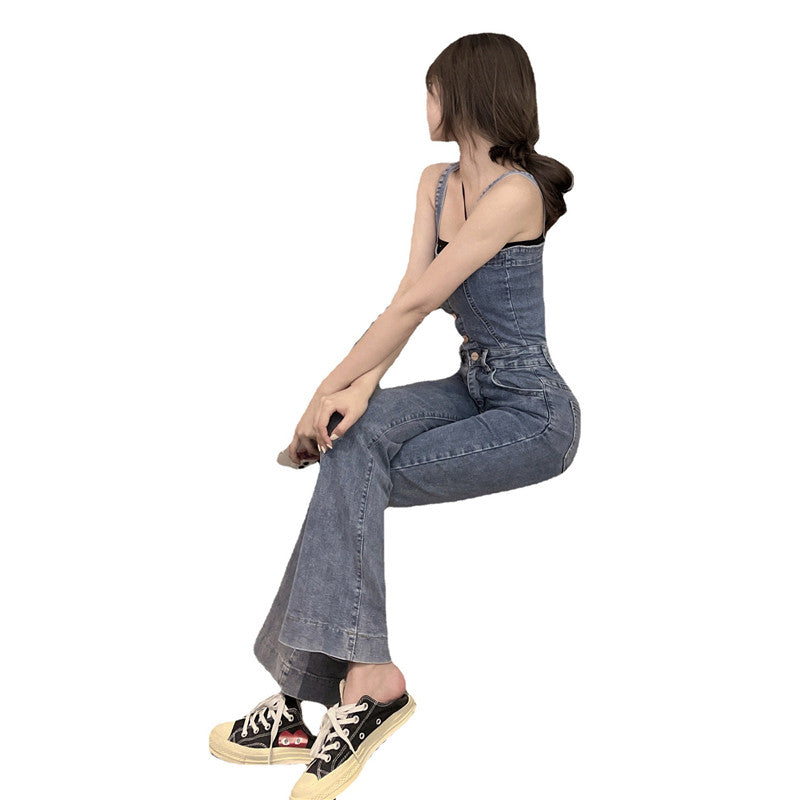 Flared Pants Slim Slimming Trousers Tube Top Jeans