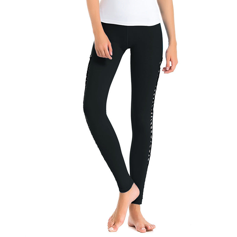 Yoga Pants Woven Hollow Women's Tight Trousers