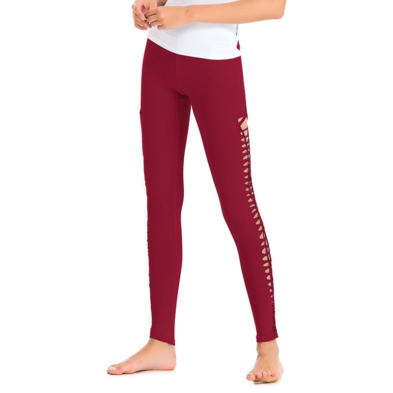 Yoga Pants Woven Hollow Women's Tight Trousers