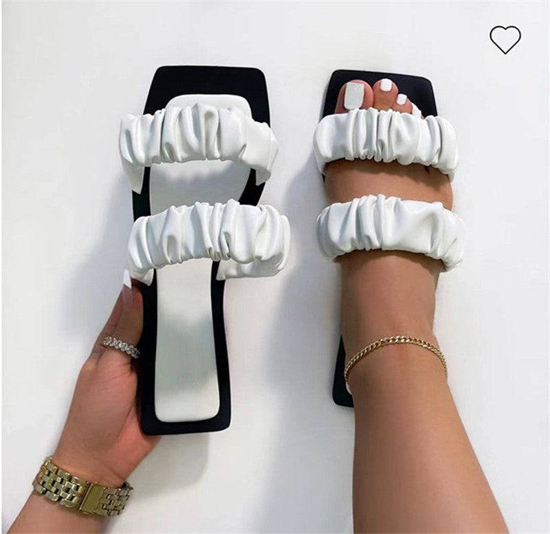 European And American Women's New Style Flat Sandals