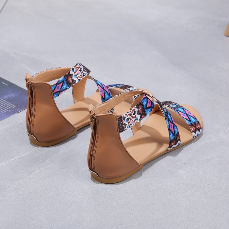 Casual Open-toe Ethnic Wedge Sandals