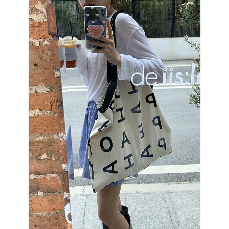 Korean Style Large Capacity Casual Shoulder Bag