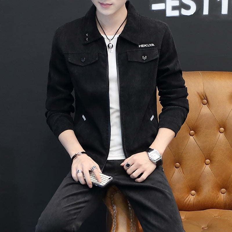 Men'S Suit Two-Piece Set Autumn And Winter New Fashion