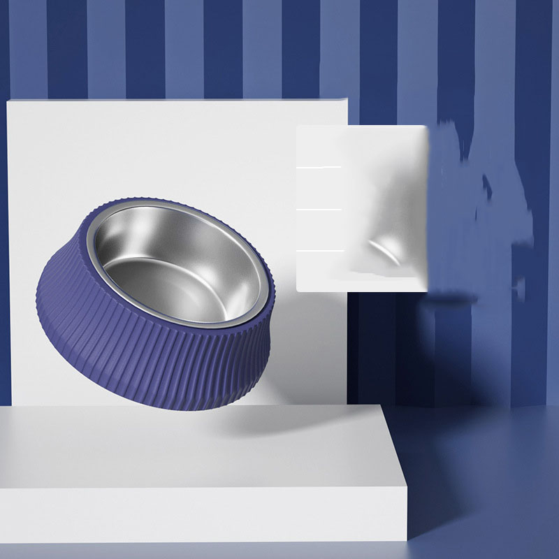 Pet Anti-overturning Separable Stainless Steel Food Bowl
