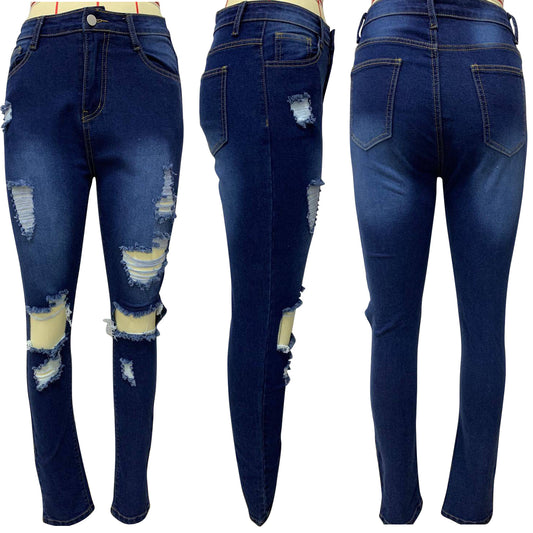 Popular Ripped Fringed Trousers
