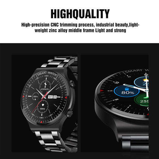 Smartwatch med lang standbytid, vandtæt, Bluetooth-opkaldsfunktion