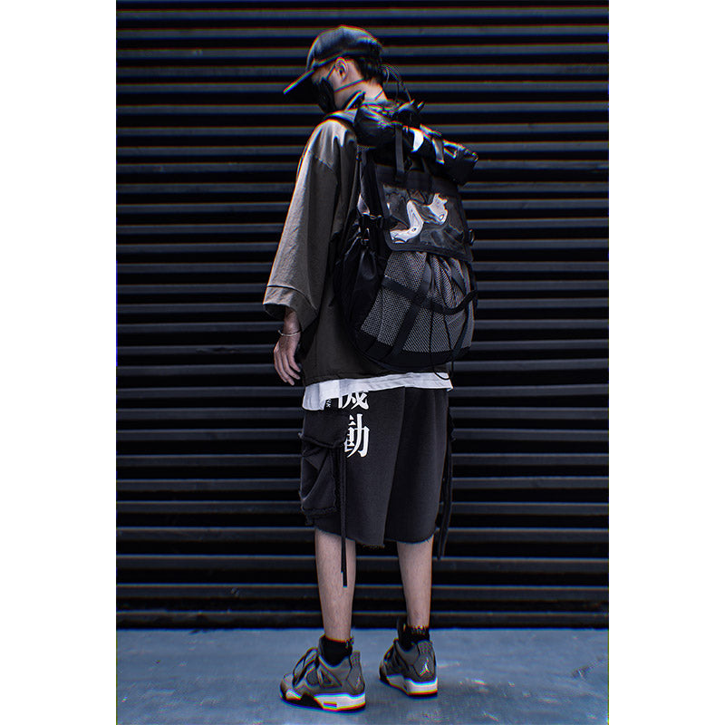 Personality Trend Multi-function Tactical Backpack Large-capacity Functional Wind Bag